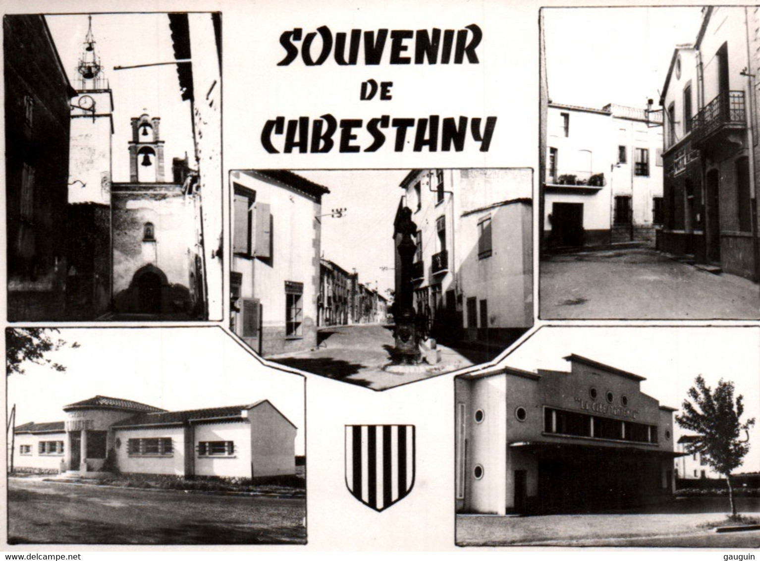 CPSM - CABESTANY - Souvenir De ...(Multivues) - Edition R.Caujolle - Cabestany