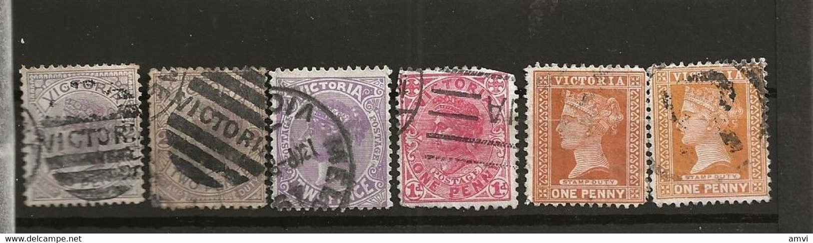 22-10-3120  Lot De  Timbres Australie Victoria - Defauts Sans Gomme Charniere - Used Stamps
