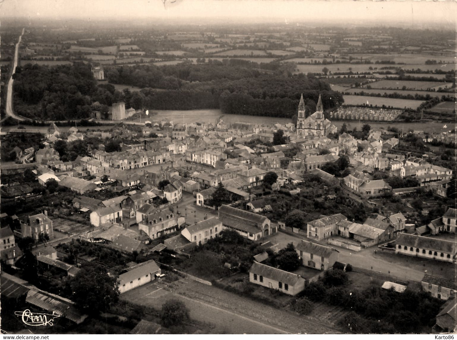 Les Essarts * Vue Générale Aérienne Sur La Commune - Les Essarts