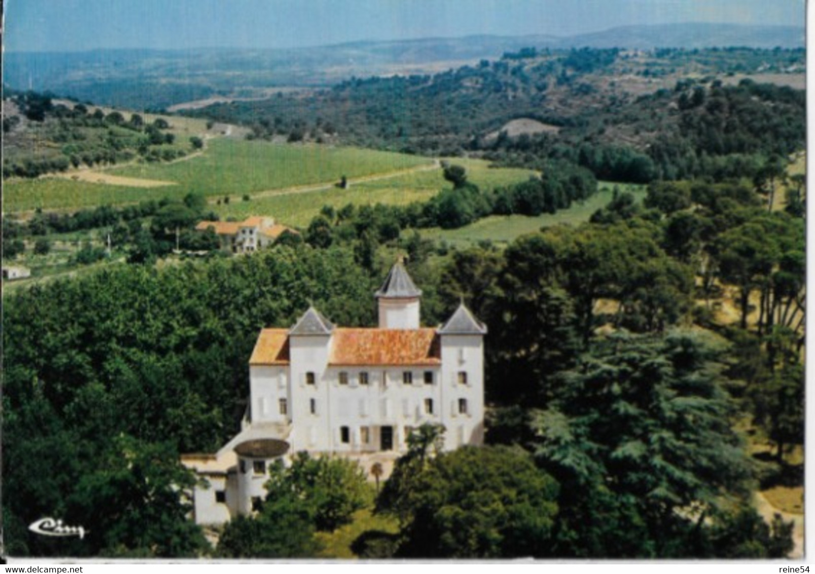 11-CONQUES-sur-ORBIEL (Aude)-1984-Château De La Vernède-Maison De Repos Et De Convalescence-11099 CIM-COMBIER Impr.MACON - Conques Sur Orbiel