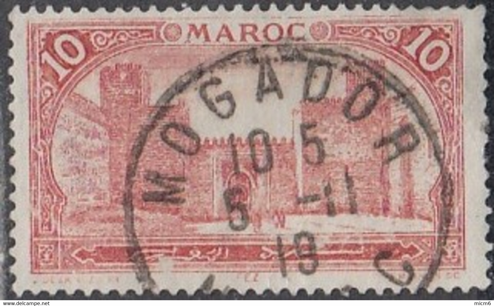 Maroc Protectorat Français - N° 67 (YT) N° 67 (AM) Oblitéré De Mogador. - Gebraucht