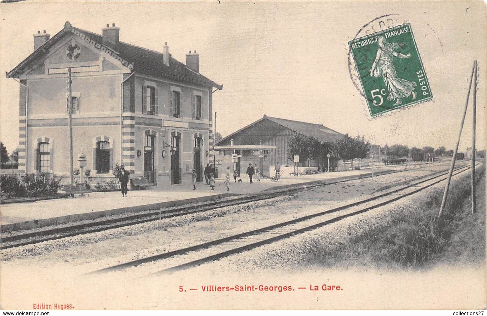 77-VILLIERS-SAINT-GEORGES- LA GARE - Villiers Saint Georges