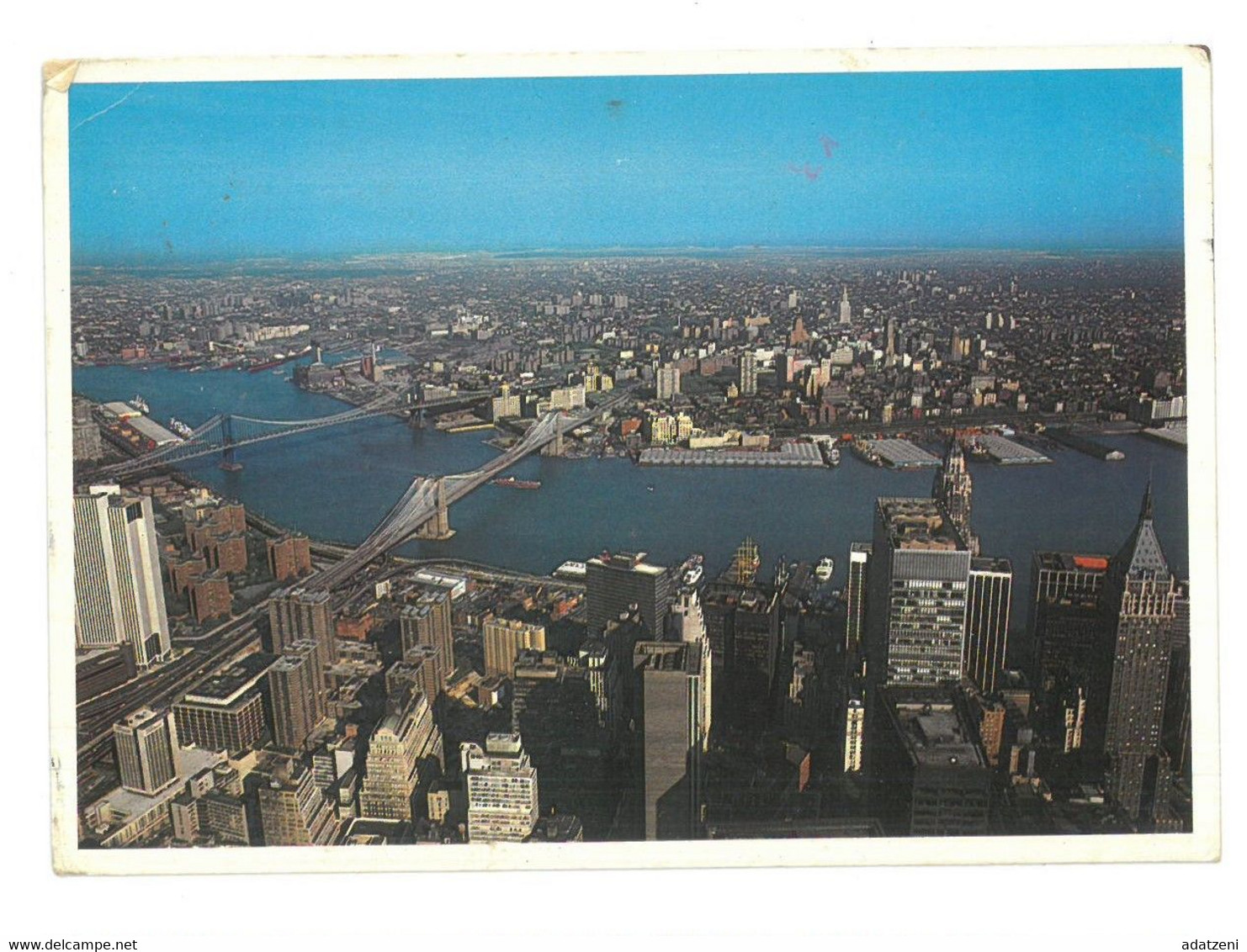 BR835 New York City  Landscape Viaggiata 1989 Verso Milano - Panoramic Views