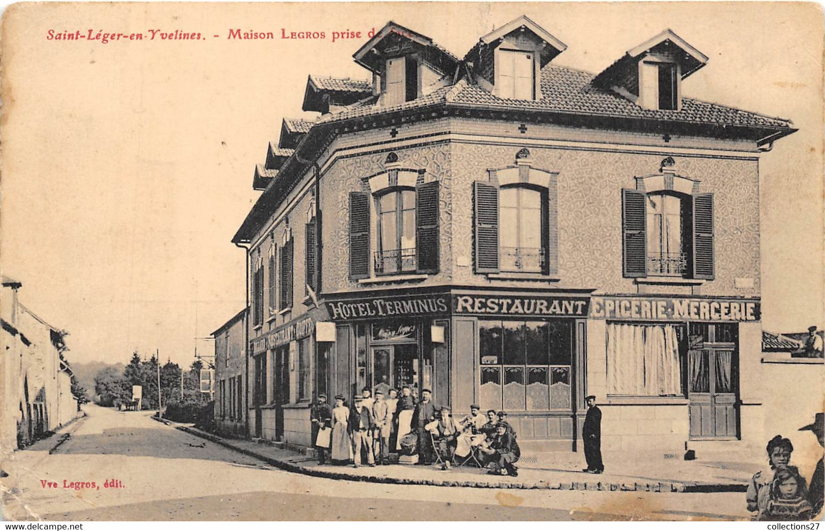 78-SAINT-LEGER-EN-YVELINES- MAISON LEGROS PRISE DE FACE - St. Leger En Yvelines
