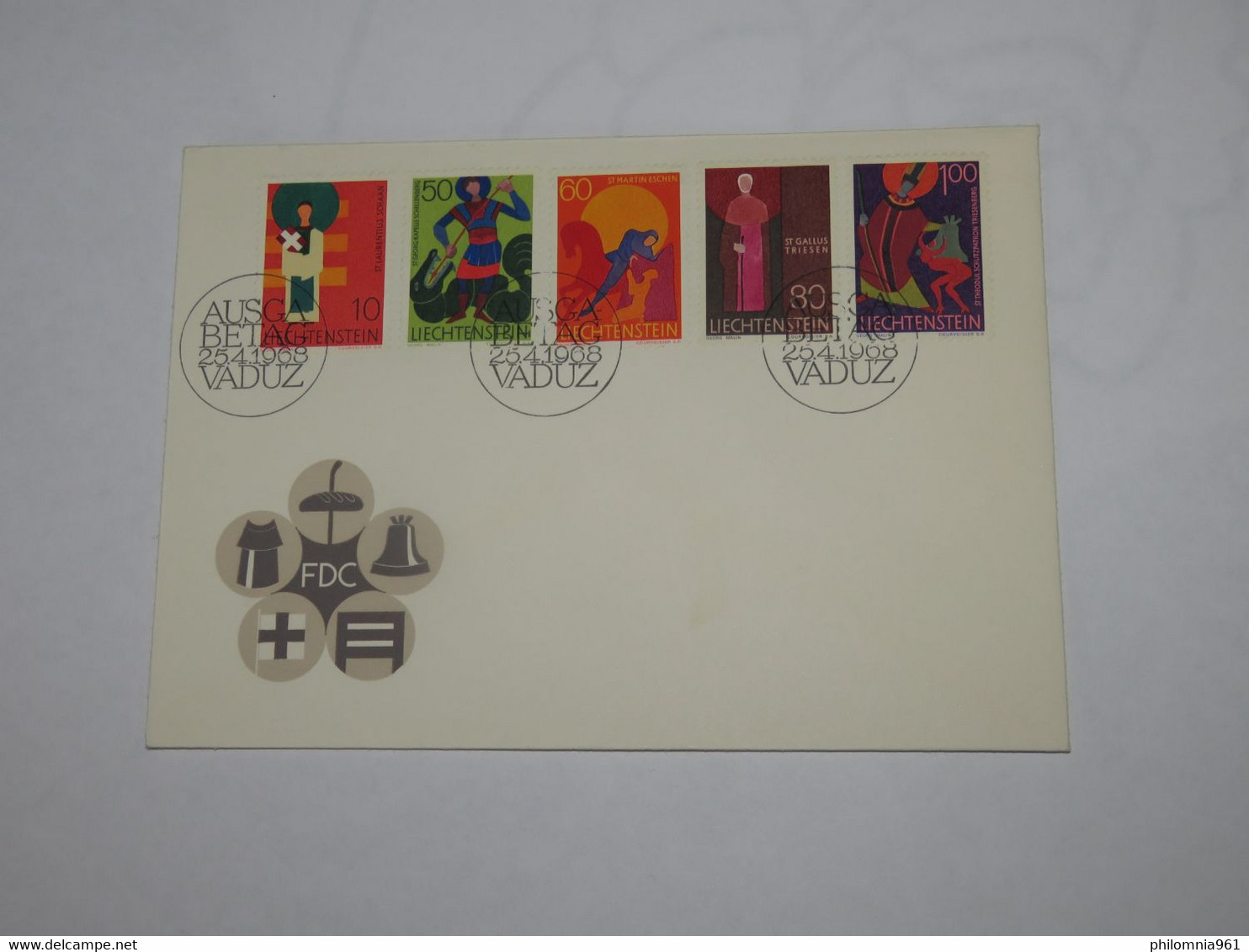 LIECHTENSTEIN FDC 1968 - Autres & Non Classés