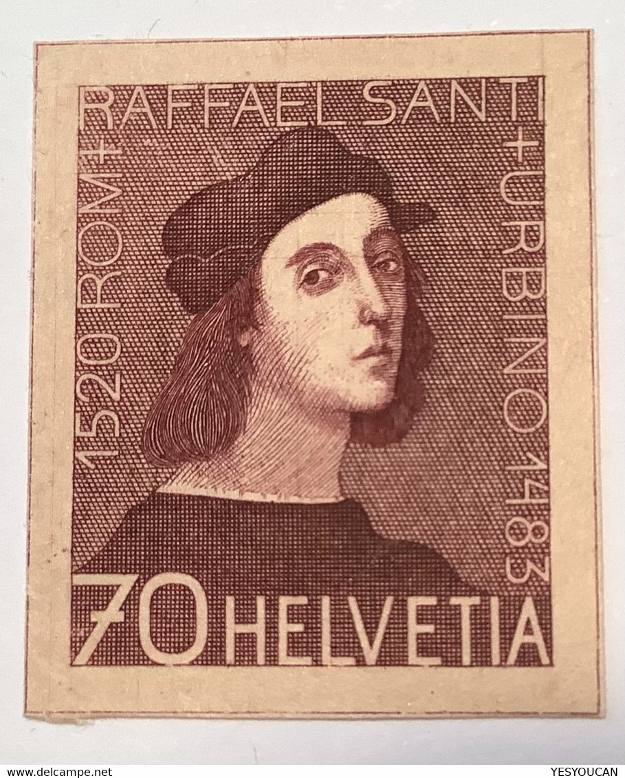 Schweiz1946 BICKEL ESSAY "RAFFAEL SANTI"1483-1520 Raphael Italian Renaissance Painter&architect(Art Vatican Architecture - Ongebruikt