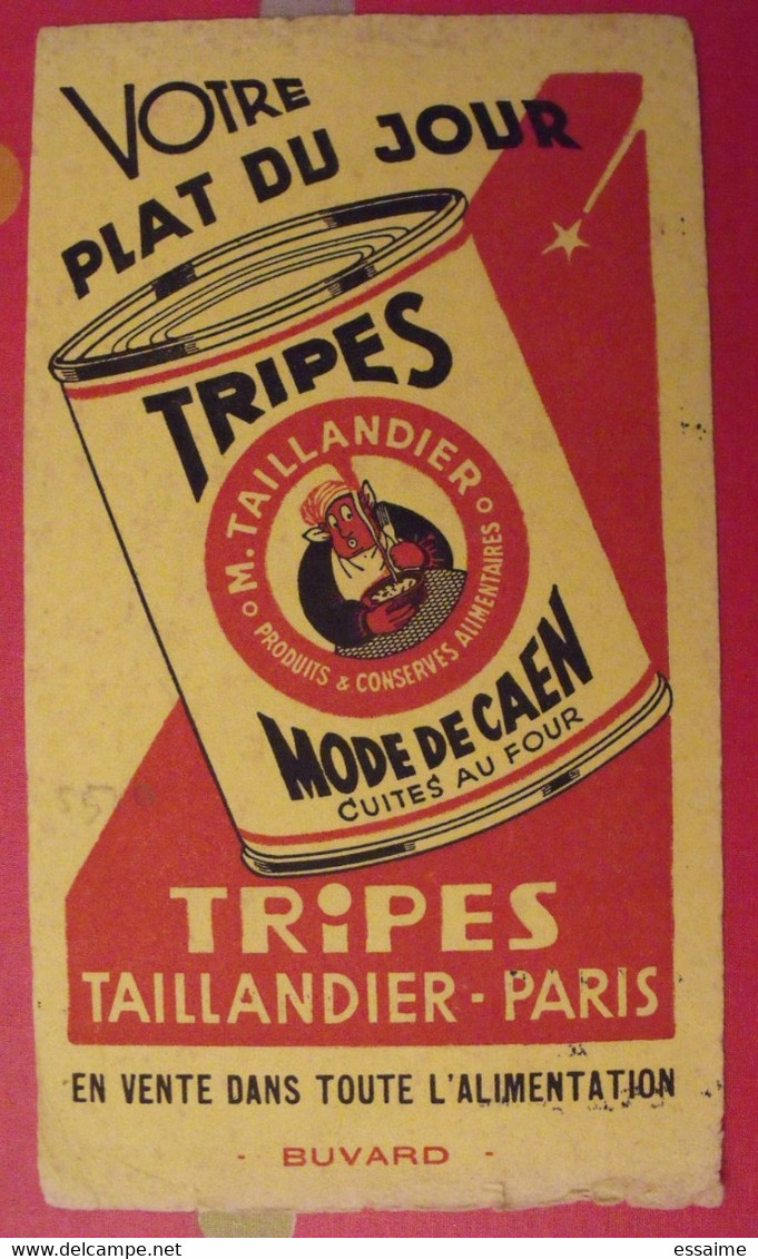 Buvard Tallandier-Paris. Tripes à La Mode De Caen. Vers 1950. - T