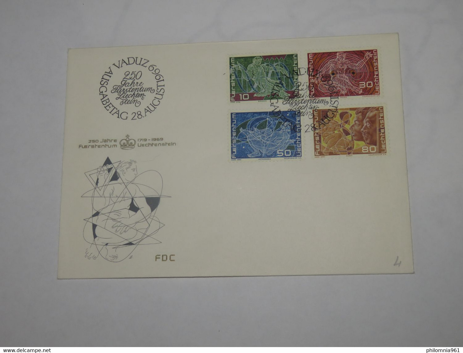 LIECHTENSTEIN FDC 1969 - Sonstige & Ohne Zuordnung