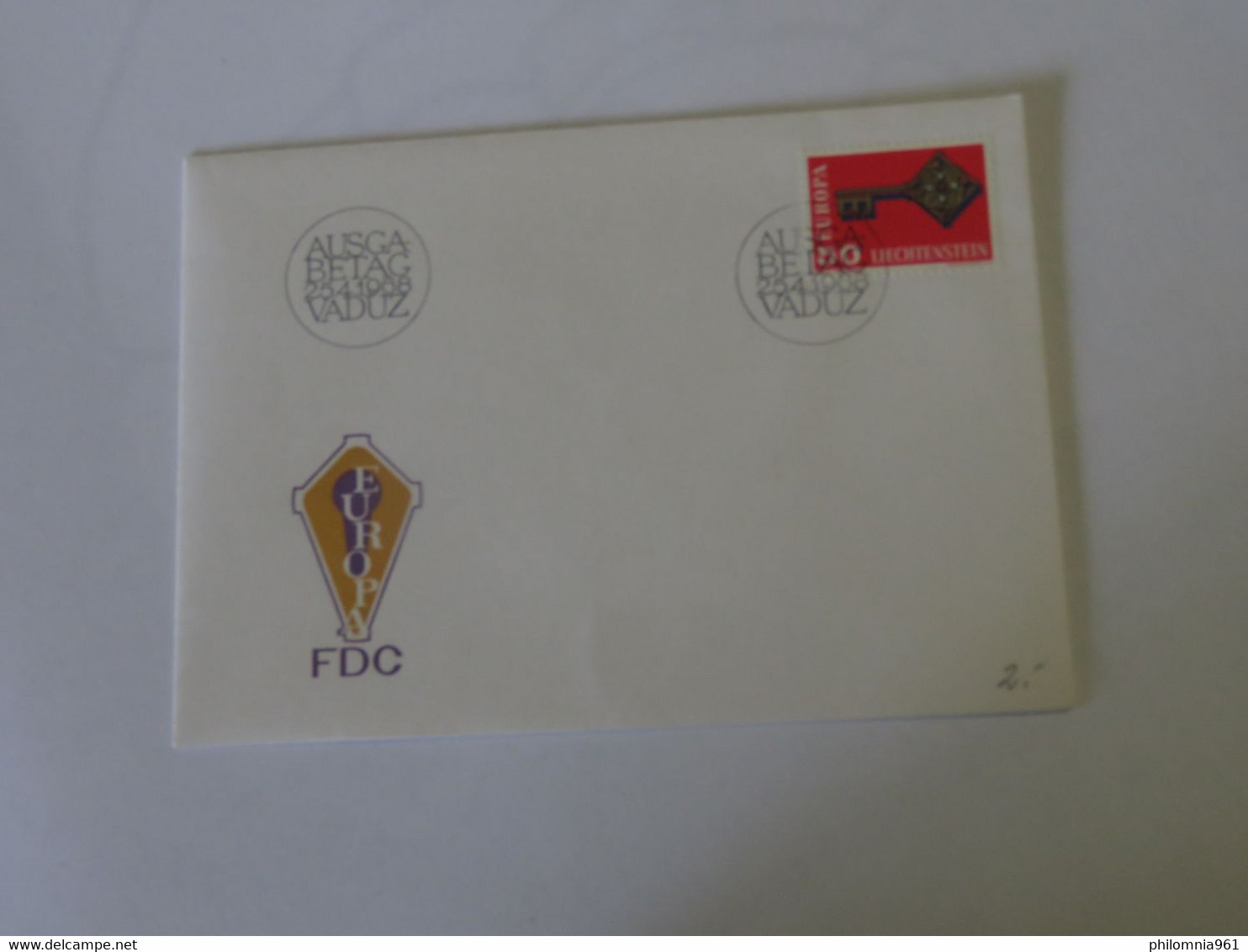 LIECHTENSTEIN FDC 1968 - Sonstige & Ohne Zuordnung