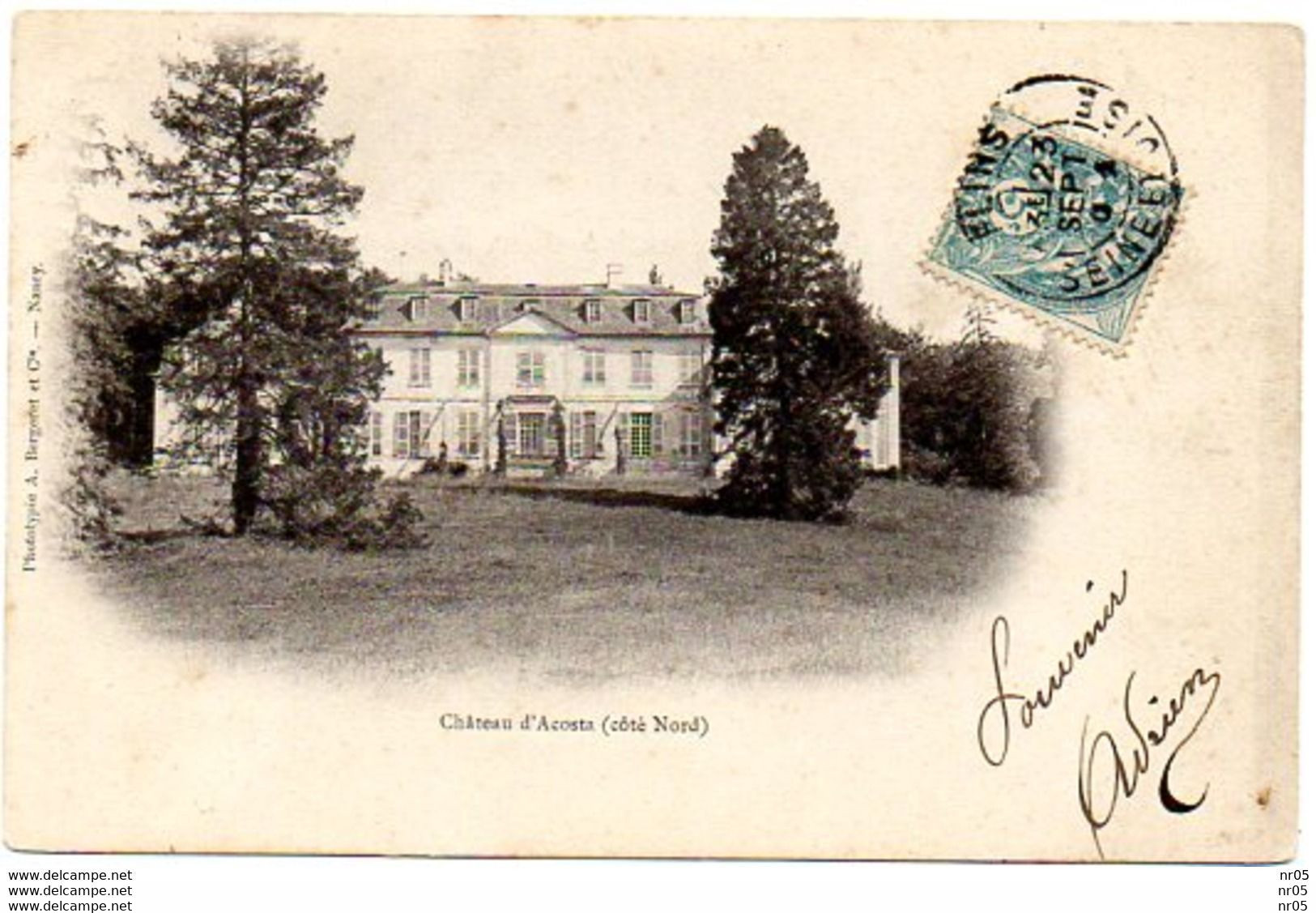 78 - AUBERGENVILLE -  Chateau D'Acosta ( Cote Nord ) - Aubergenville