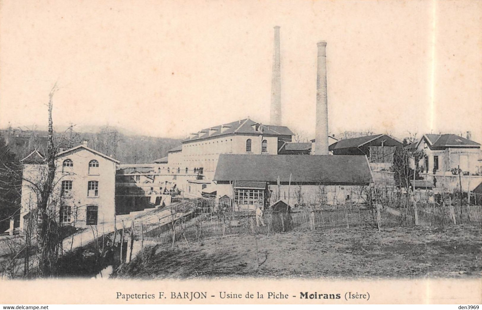 MOIRANS (Isère) - Papeteries F. Barjon - Usine De La Piche - Moirans