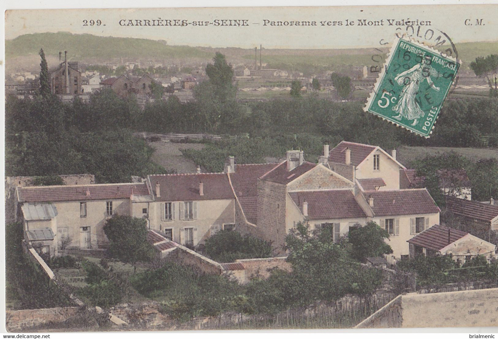 CARRIERES SUR SEINE   Panorama Vers Le Mont Valérien - Carrières-sur-Seine