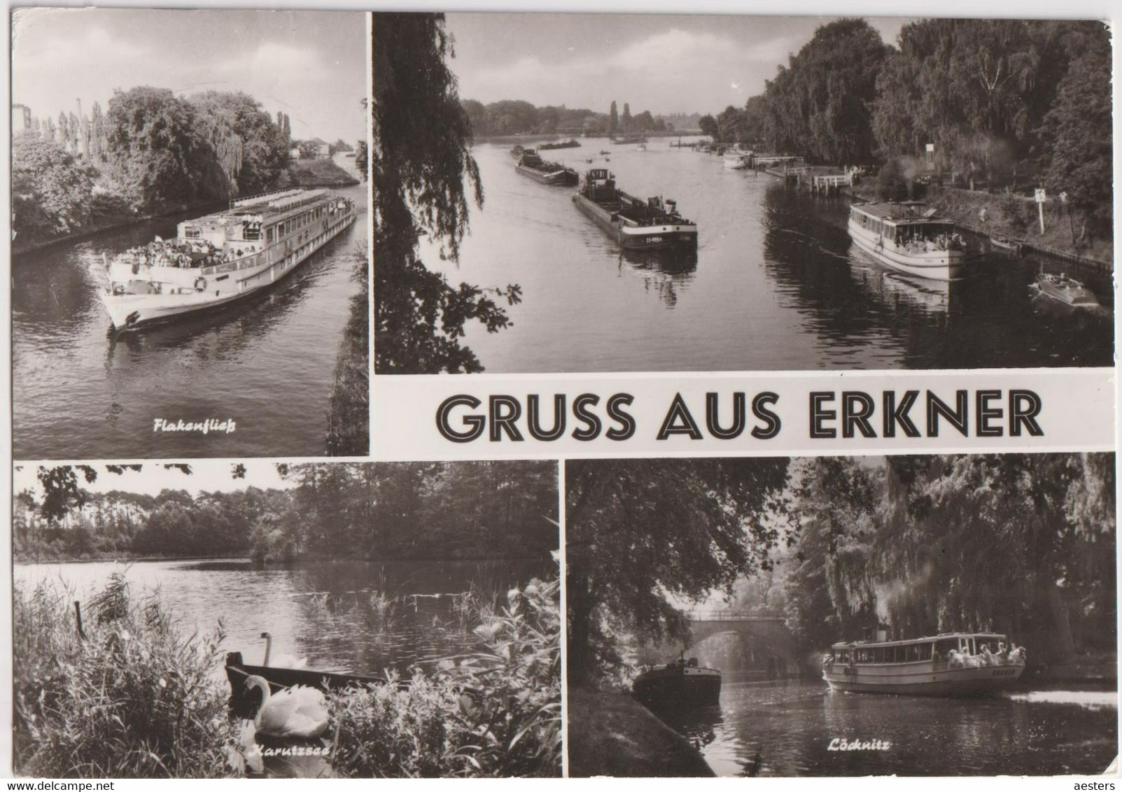 Gruss Aus Erkner; Mehrbildkarte (Schiffe) - Gelaufen. (Bild Und Heimat - Reichenbach) 10x15! - Erkner