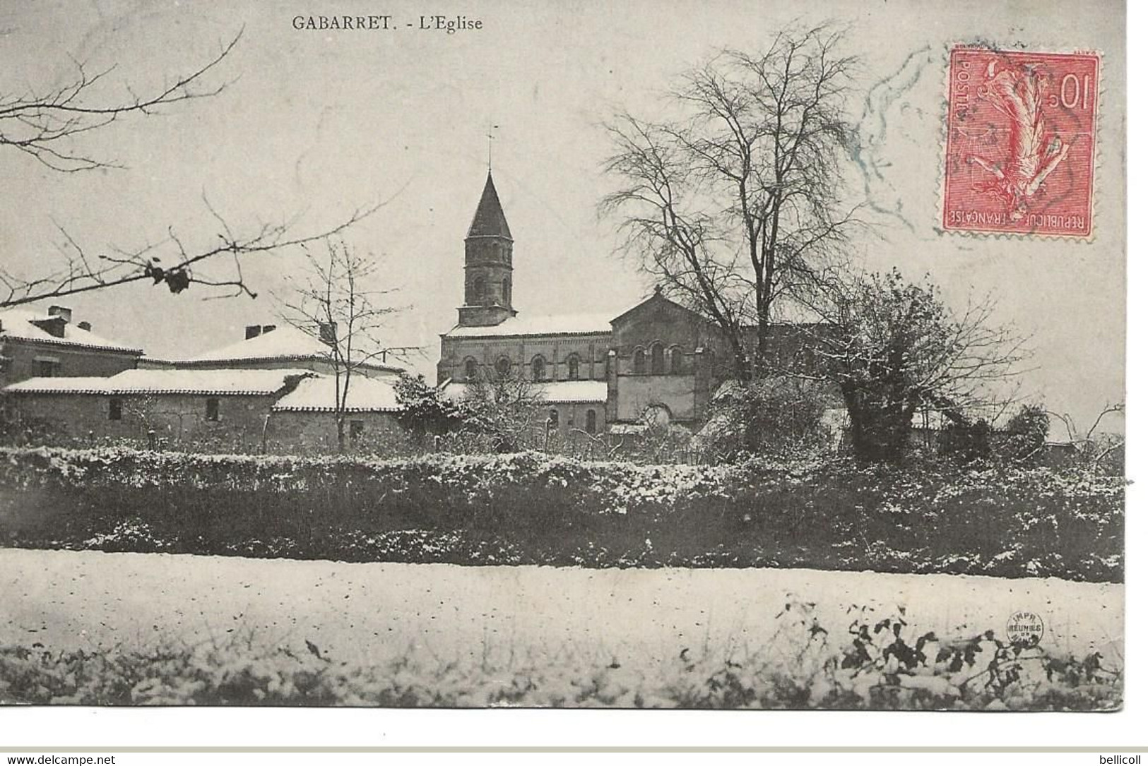 GABARRET  -  L'Eglise - Gabarret