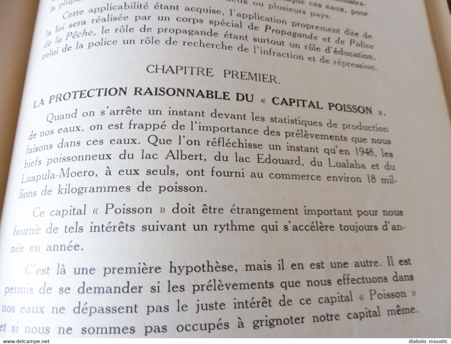 1950  Conférence Piscicole Anglo-Belge (pour une bonne production de poissons)- Elisabethville (Congo Belge)   bilingue