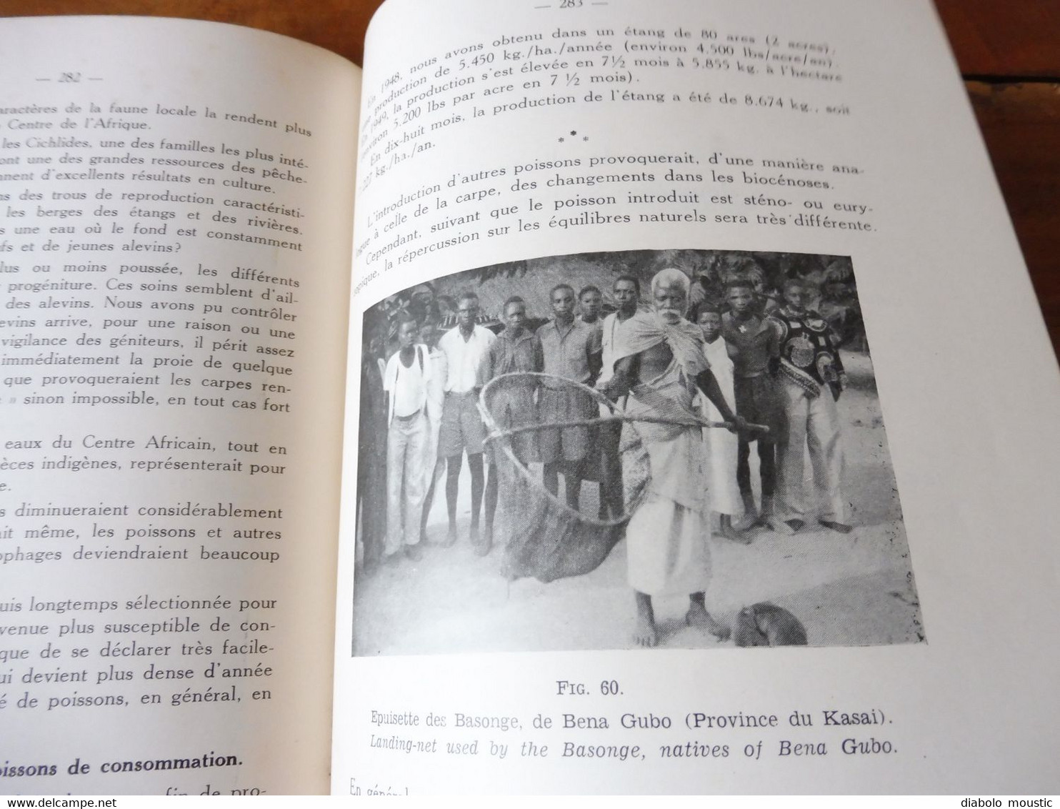 1950  Conférence Piscicole Anglo-Belge (pour une bonne production de poissons)- Elisabethville (Congo Belge)   bilingue