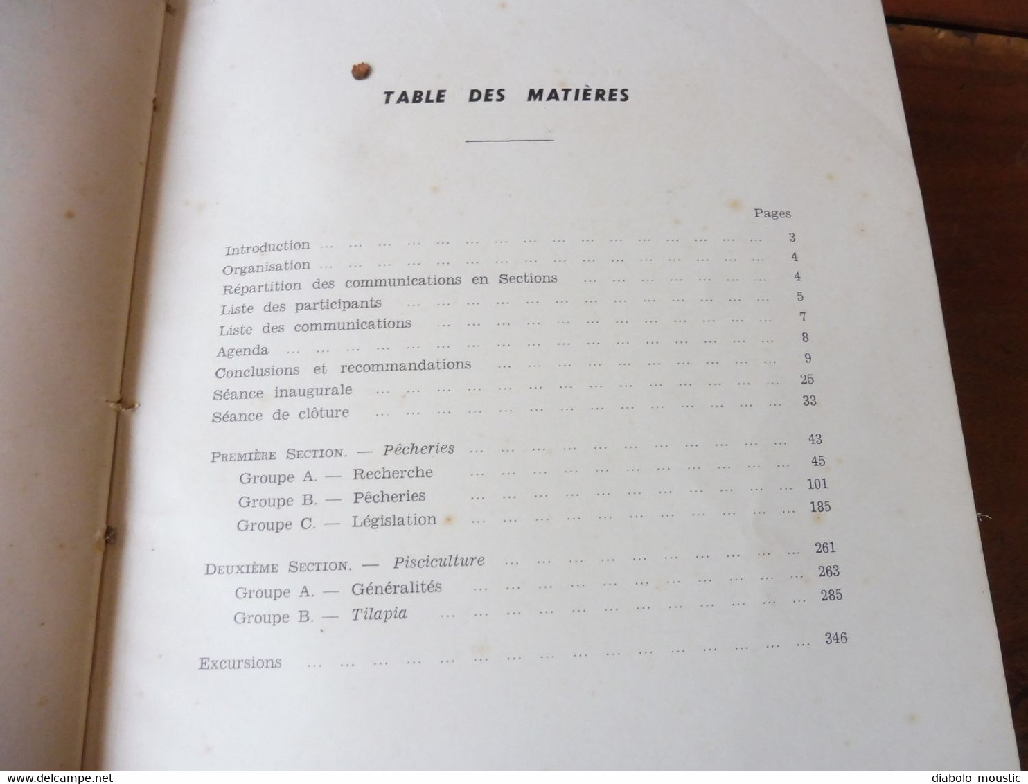 1950  Conférence Piscicole Anglo-Belge (pour une bonne production de poissons)- Elisabethville (Congo Belge)   bilingue