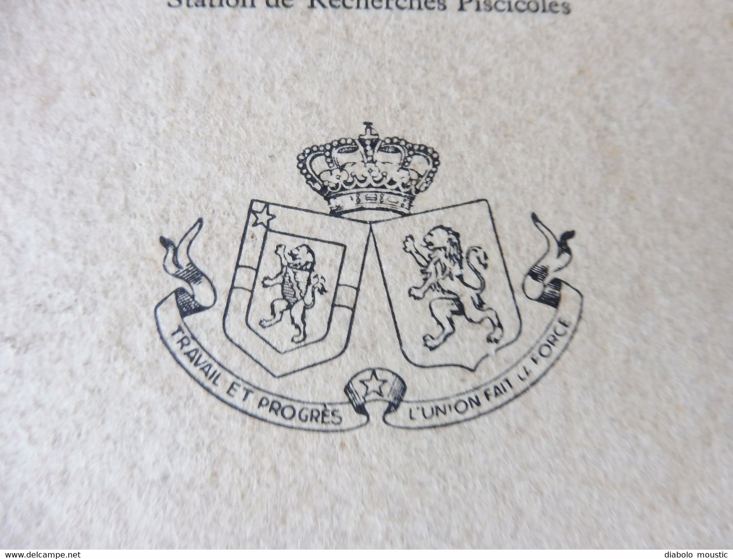 1950  La Construction D'Etangs De Pisciculture Au Congo Belge  Par A. F. De Bont ,  (Recherches Piscicoles) - Fischen + Jagen