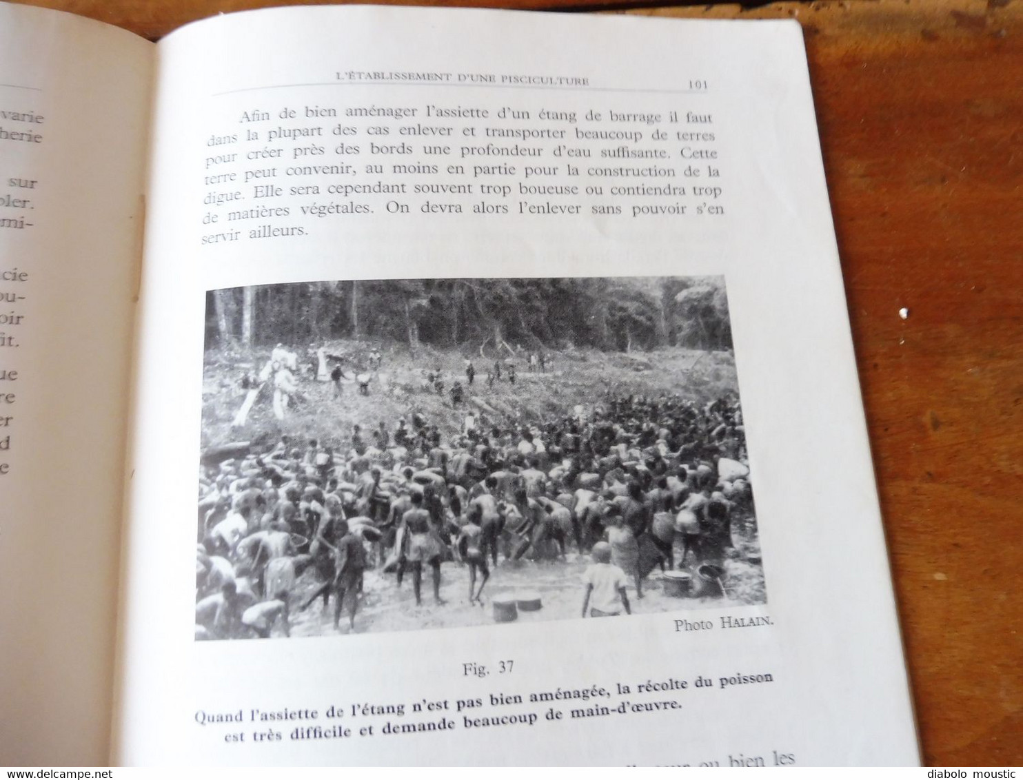 1950  La Construction d'Etangs de Pisciculture au Congo Belge  par A. F. de Bont ,  (Recherches piscicoles)