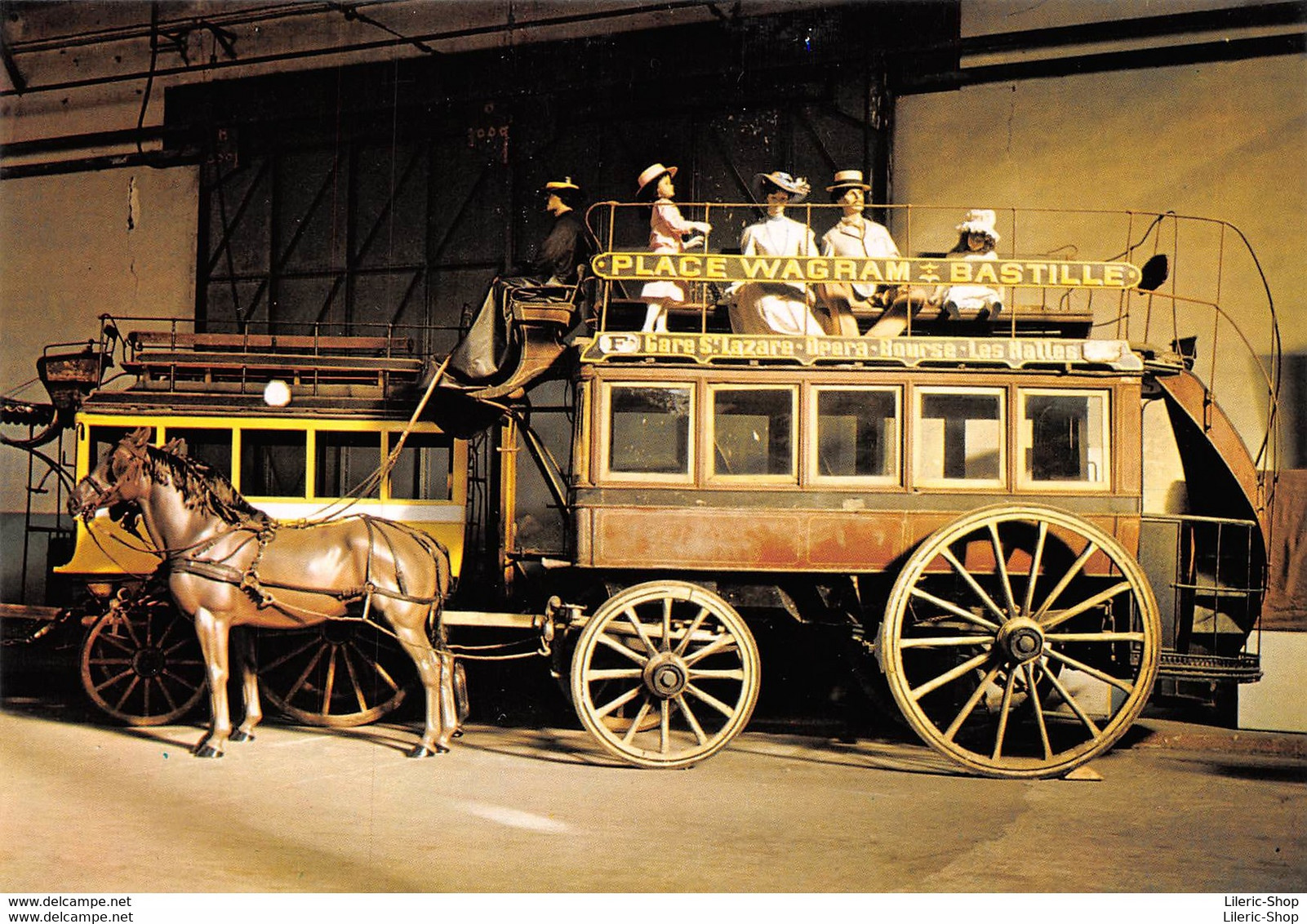 [75] MUSÉE DES TRANSPORTS URBAINS PARIS-SAINT MANDÉ - OMNIBUS À CHEVAUX (1889) - CPM ♥♥♥ - Musea