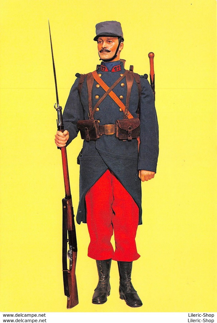 LOT DE 3 CPM MUSÉE DE L'ARMÉE HÔTEL DES INVALIDES WW1 UNIFORMES SOLDAT 27ème R.I-CHASSEUR 12ème BATAILLON-ZOUAVE ♥♥♥ - Uniforms