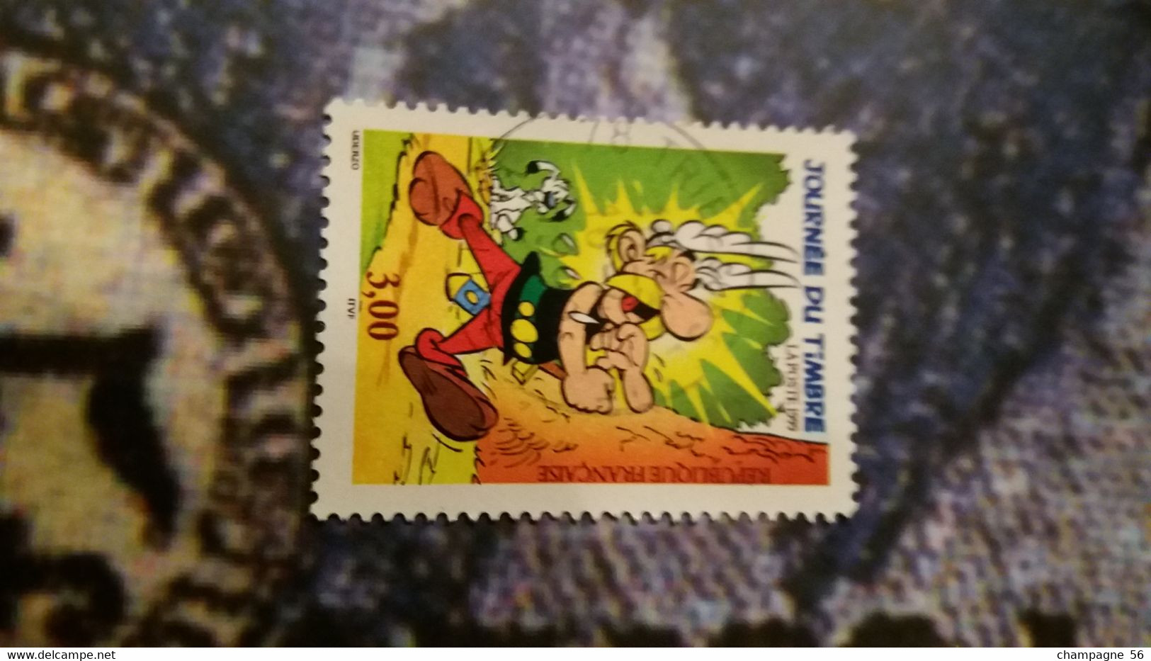 1999 N° 3225 13 1/4 X 13 1/4 ? OBLITERE DEDOUBLEE 3.00 - Used Stamps