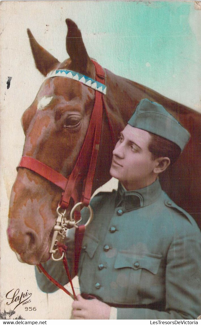 CPA Chevaux - Militaire Et Son Cheval - Editions SAPI Paris 956 - Chevaux