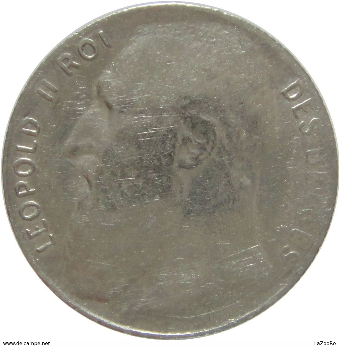 LaZooRo: Belgium 50 Centimes 1901 VF / XF - Silver - 50 Centimes