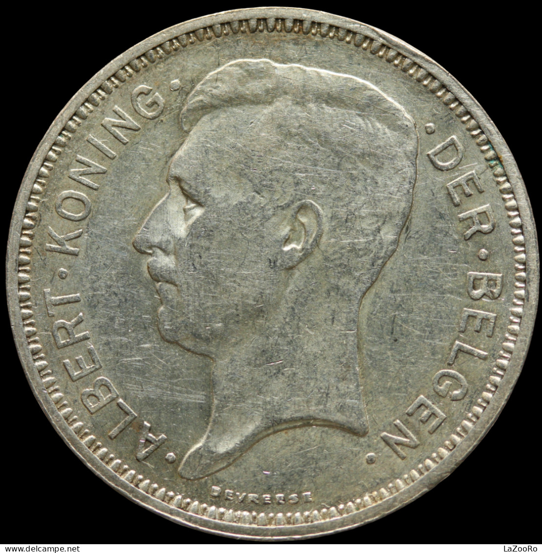 LaZooRo: Belgium 20 Francs Frank 1934 XF - Silver - 20 Francs & 4 Belgas