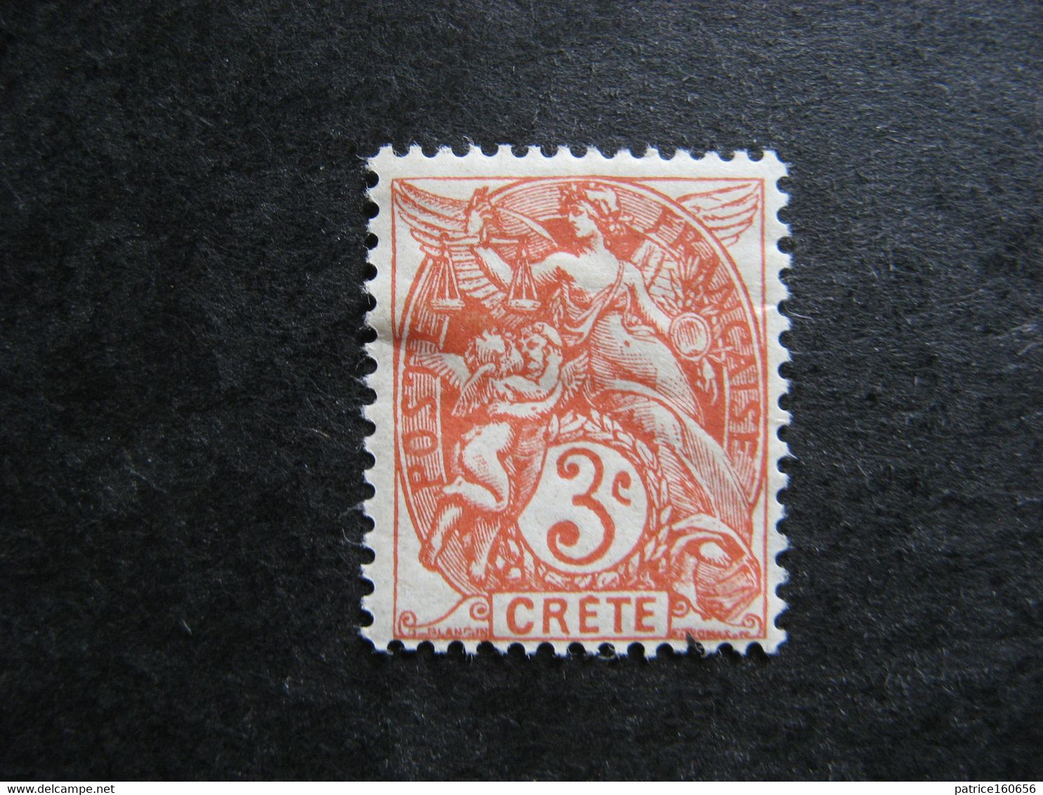 Crête: N° 3, Neuf X. - Unused Stamps
