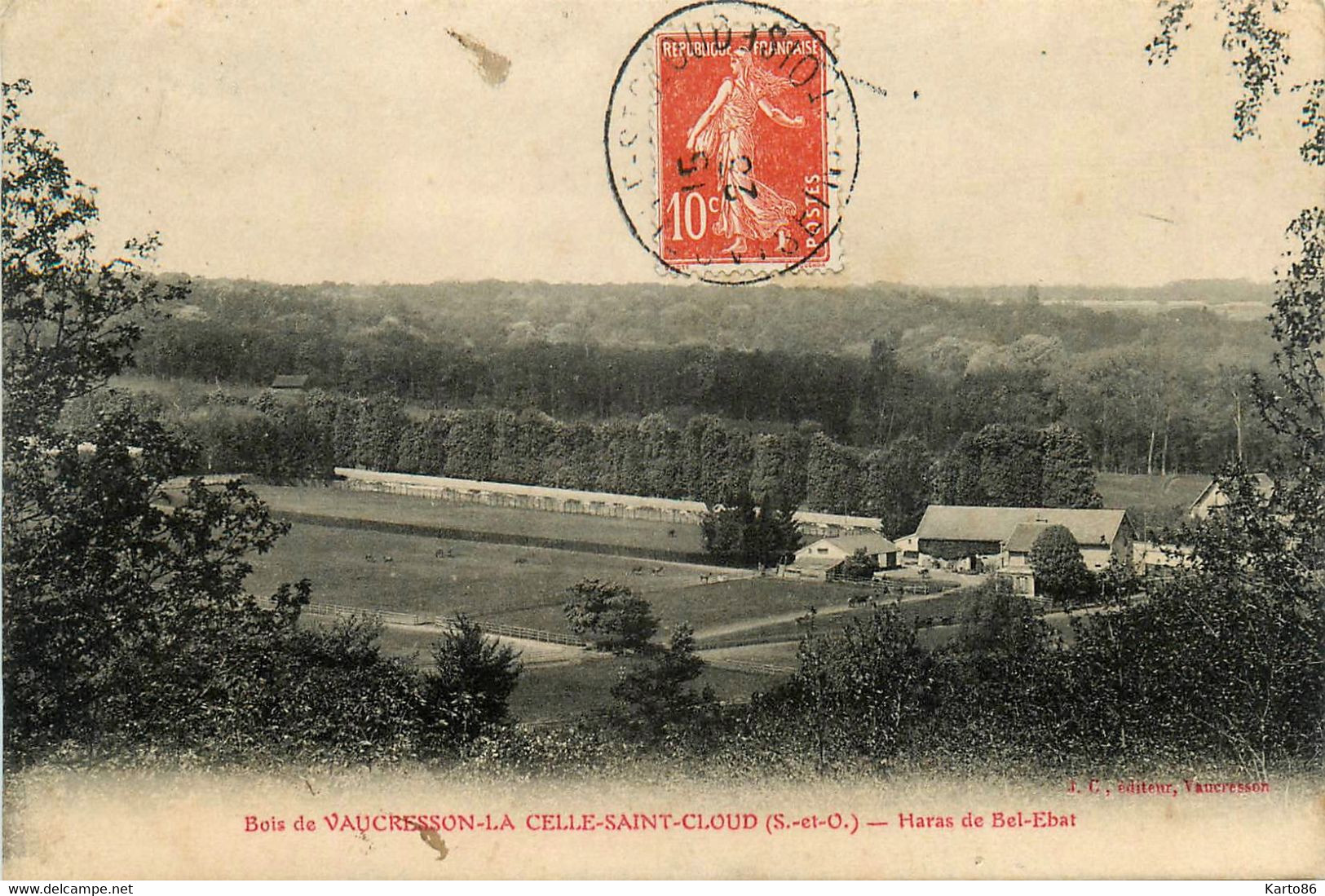 La Celle St Cloud * Le Bois De Vaucresson * Le Haras De Bel Ebat * Hippisme Hippique - La Celle Saint Cloud