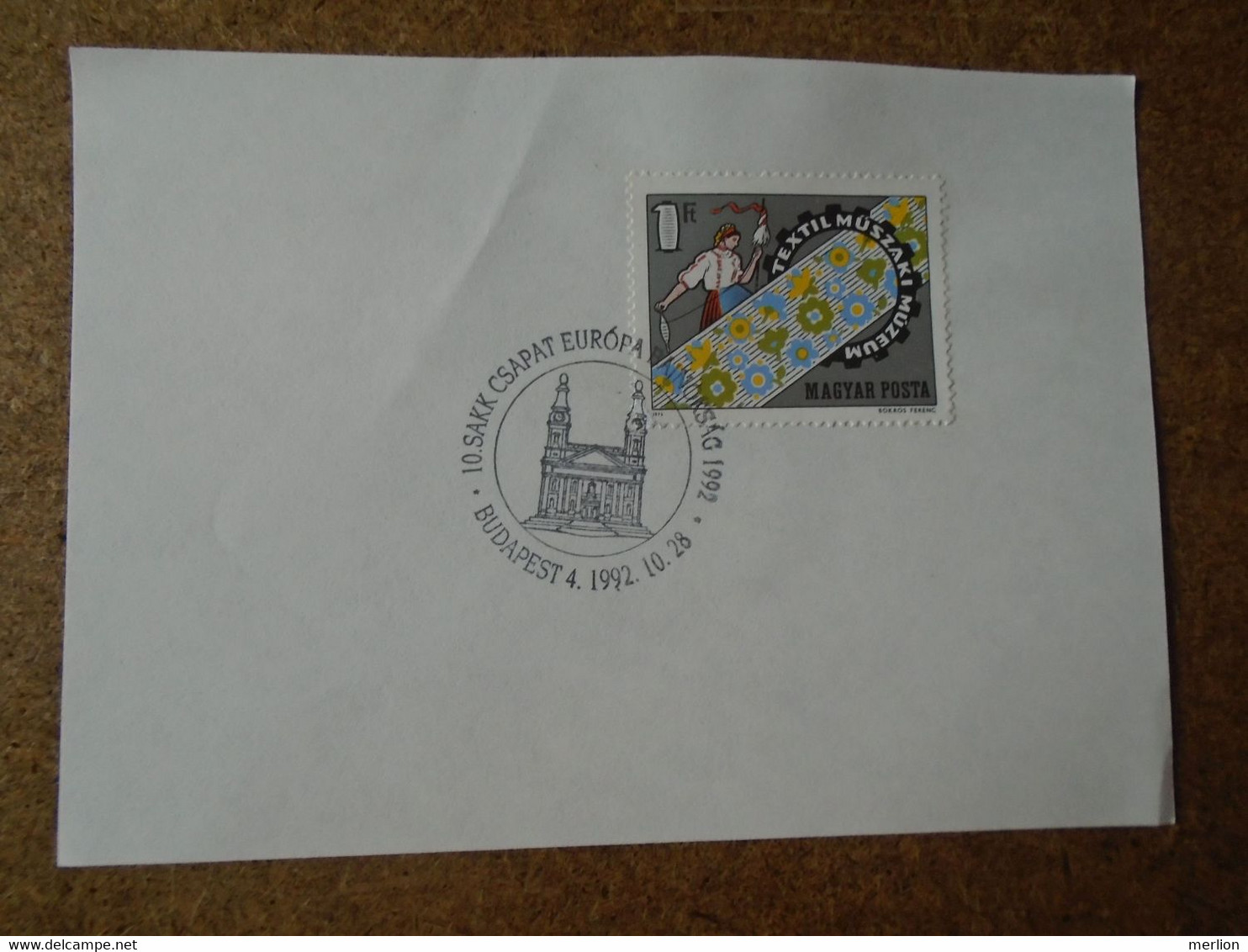 D191057  Hungary  Commemorative Handstamp  -  Chess European Championship 1992  - Budapest - Other & Unclassified