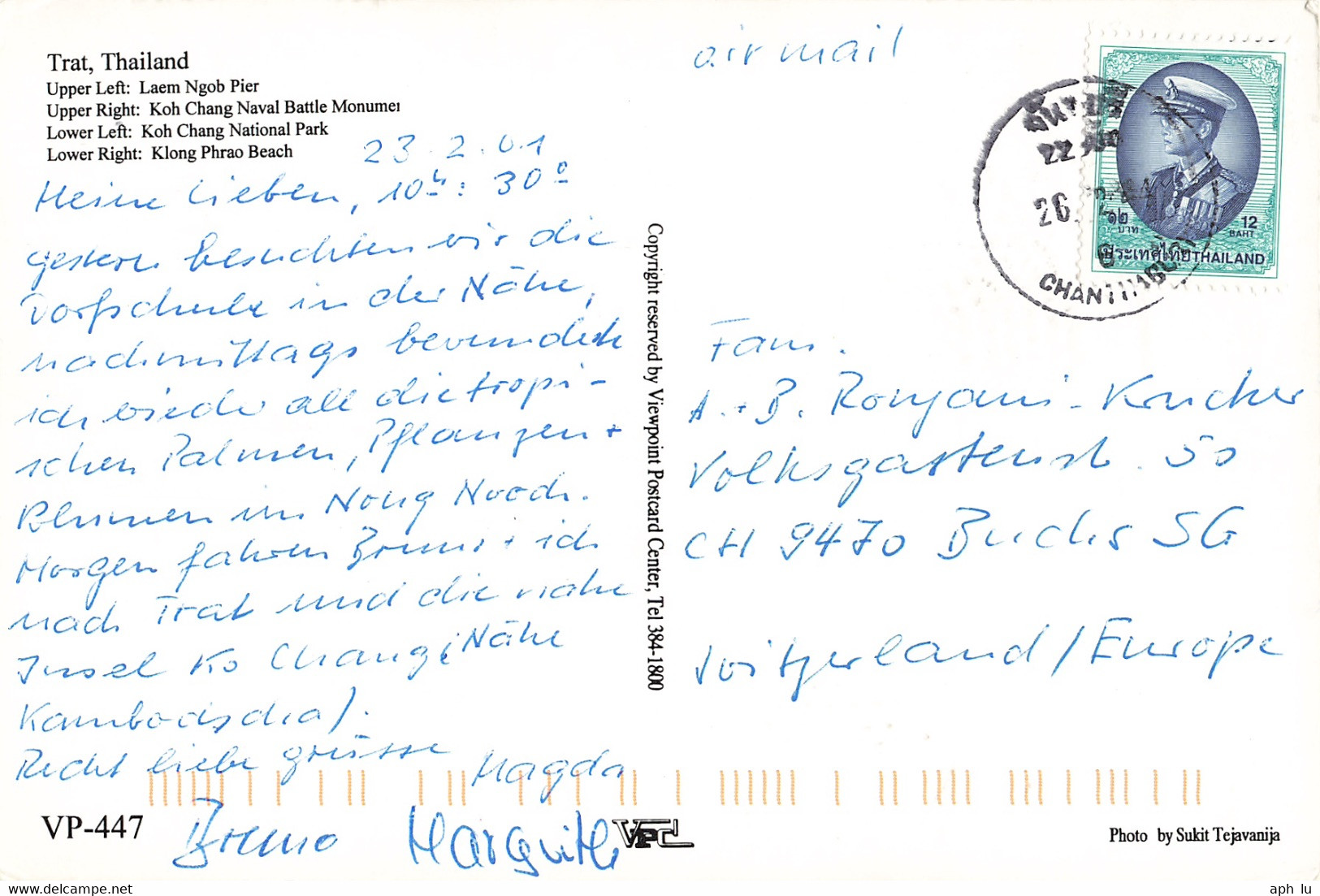 Ansichtskarte In Die Schweiz (ac6281) - Briefe U. Dokumente