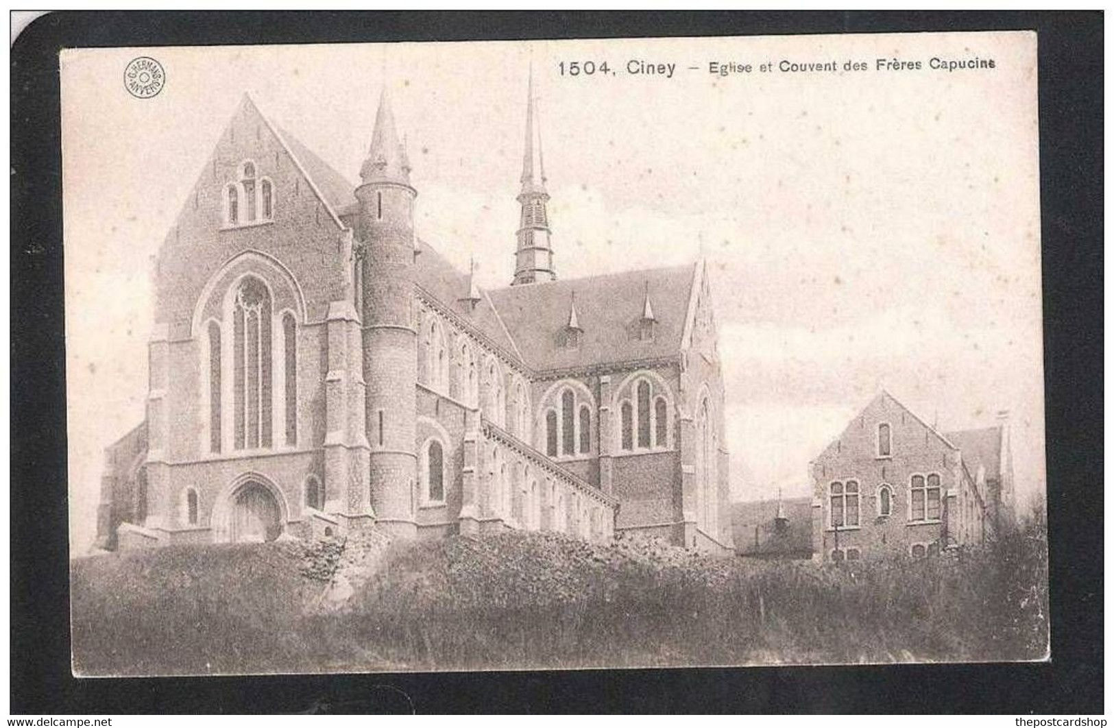 CPA BELGIQUE BELGIUM No1504 Ciney Eglise Et Couvent Des Freres Capucine - Ciney