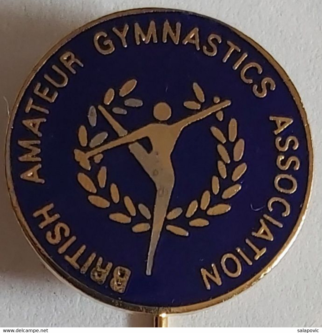 B.A.G.A. British Amateur Gymnastics Association  Federation Union Gymnastics  PIN A9/6 - Gymnastique