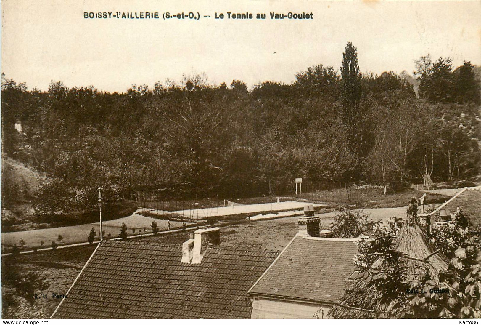 Boissy L'aillerie * Le Court De Tennis Au Vau Goulet * Village Hameau - Boissy-l'Aillerie