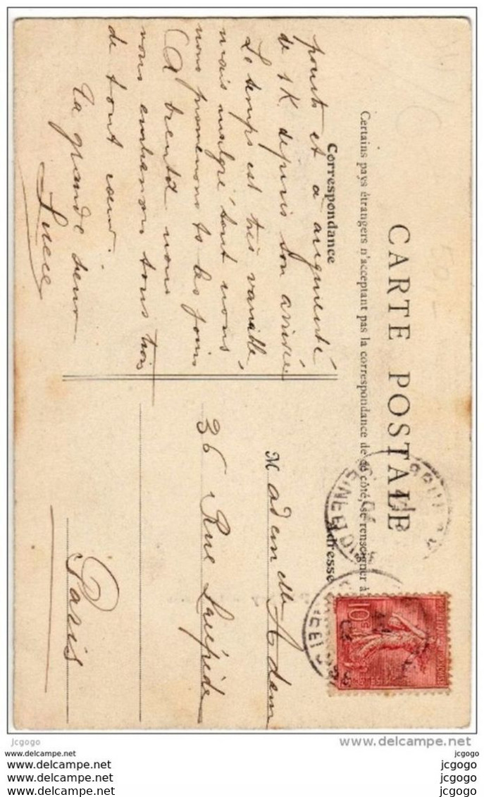 PERIGNY   La Mairie    Carte écrite En 1904  2 Scans  TBE - Perigny