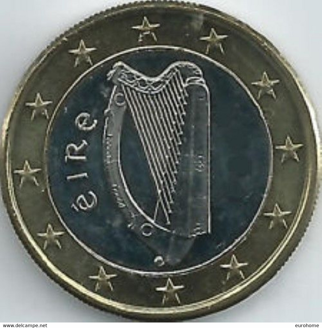 Ierland 2022  1 Euro  UNC Uit De BU  UNC Du Coffret  ZEER ZELDZAAM - EXTREME RARE  5.000 Ex !!! - Irlanda