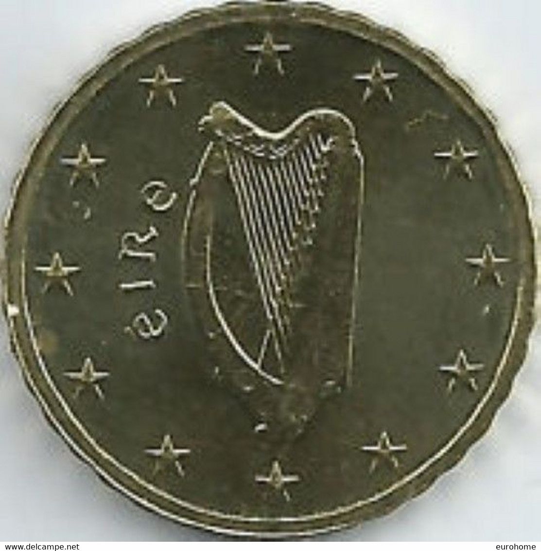 Ierland 2022  50 Cent  UNC Uit De BU  UNC Du Coffret  ZEER ZELDZAAM - EXTREME RARE  5.000 Ex !!! - Ireland