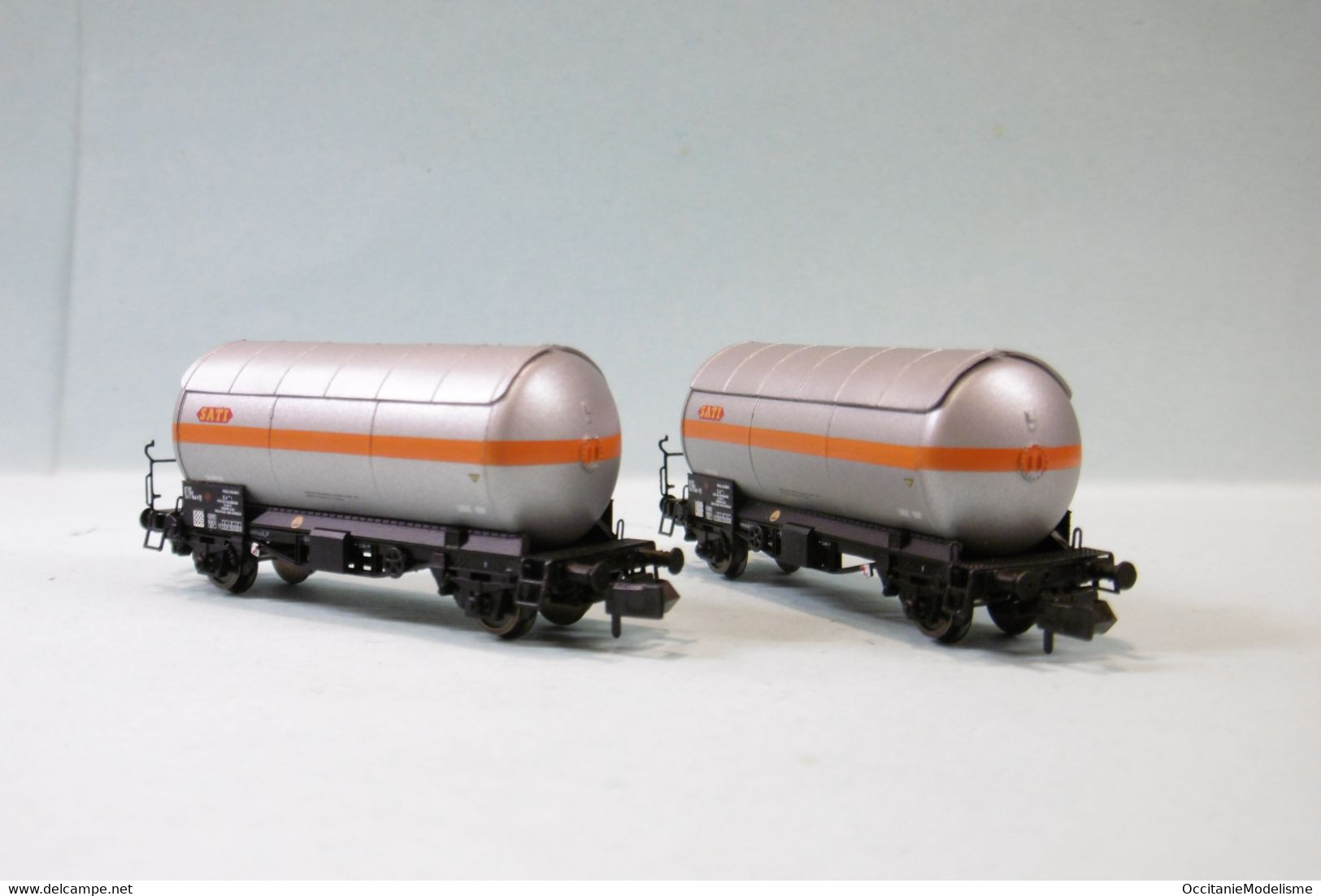 Arnold - 2 WAGONS CITERNES à Gaz SATI SNCF ép. IV Réf. HN6479 Neuf NBO N 1/160 - Vagoni Merci