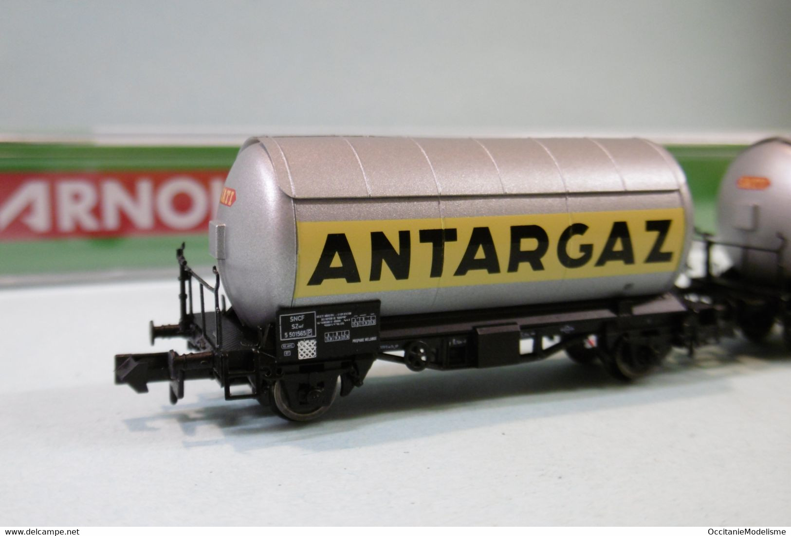 Arnold - 2 WAGONS CITERNES à Gaz Antargaz SNCF ép. III Réf. HN6478 Neuf NBO N 1/160 - Goederenwagons