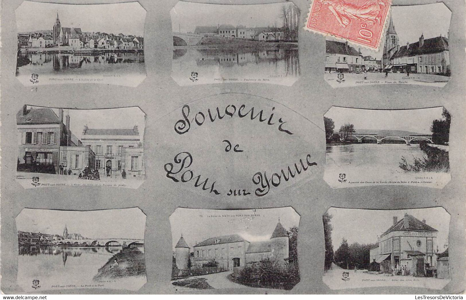 CPA SOUVENIR DE - POU  Sur YONNE - Gruss Aus.../ Gruesse Aus...