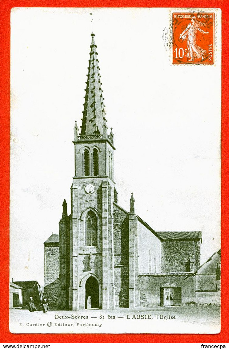 8539 - DEUX SEVRES - L'ABSIE - L'Eglise - L'Absie