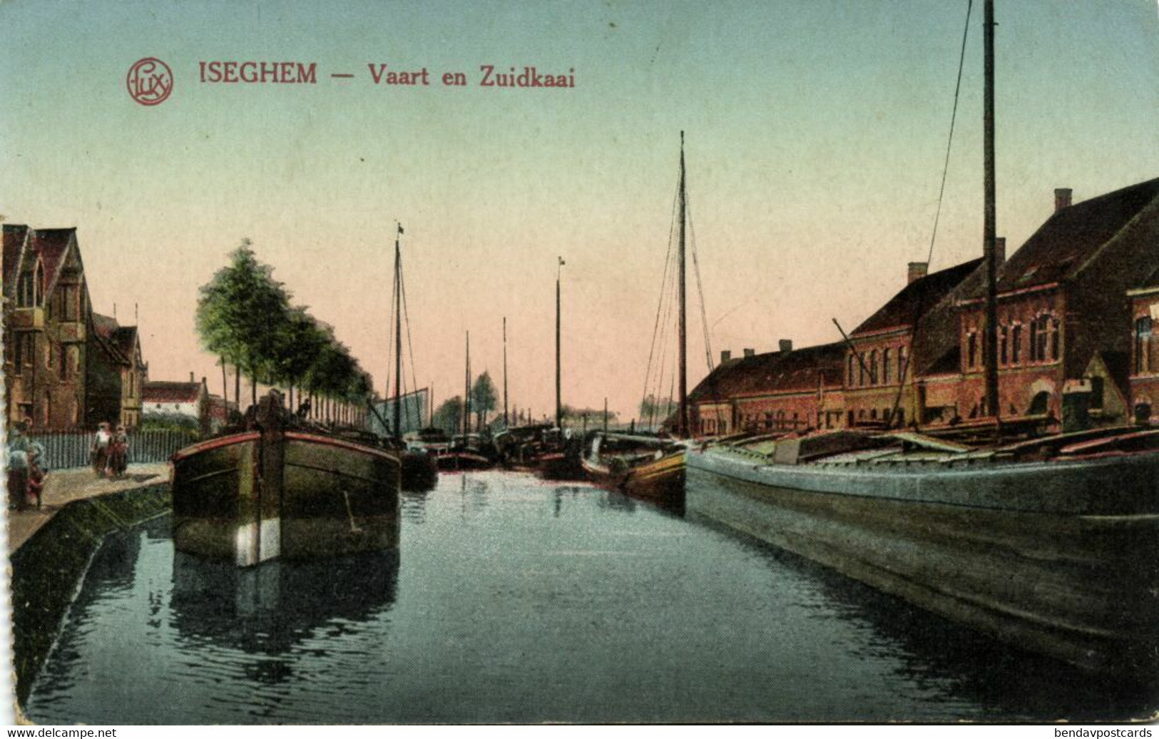Belgium, IZEGEM ISEGHEM, Vaart En Zuidkaai (1910s) Postcard - Izegem