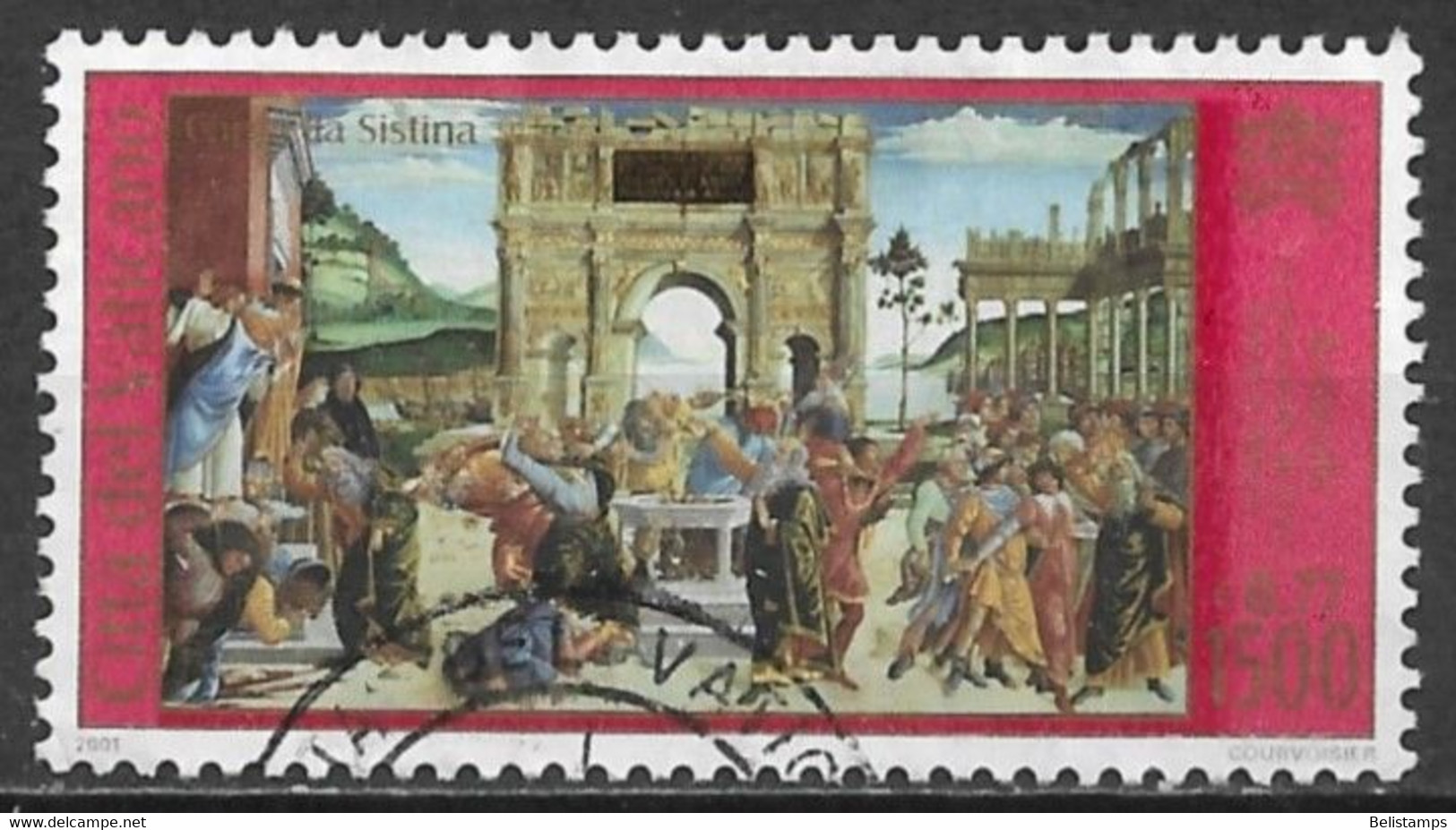 Vatican City 2000. Scott #1158 (U) The Donation Of The Keys, By Pietro Perugino - Oblitérés