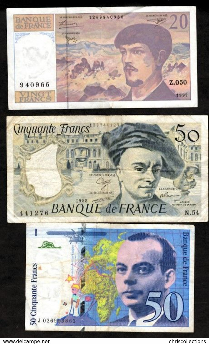 FRANCE - Lot De 5 Billets Français - Andere & Zonder Classificatie