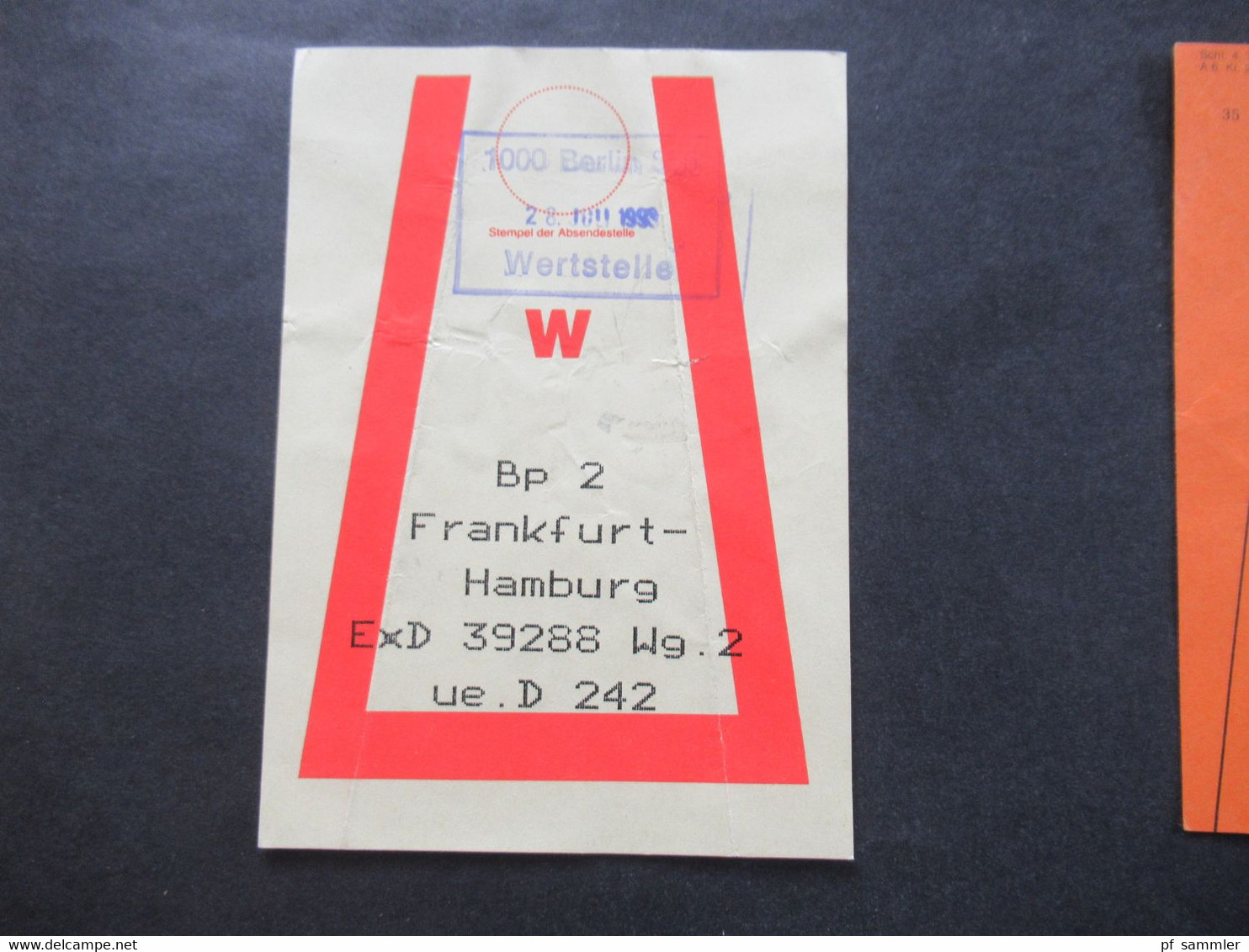 Berlin 1980/90er Jahre Bahnpost ?! Drucksachen Für Auffangstelle / Hamburg 3, Osnabrück 4500 Und FFM-HH - Brieven En Documenten