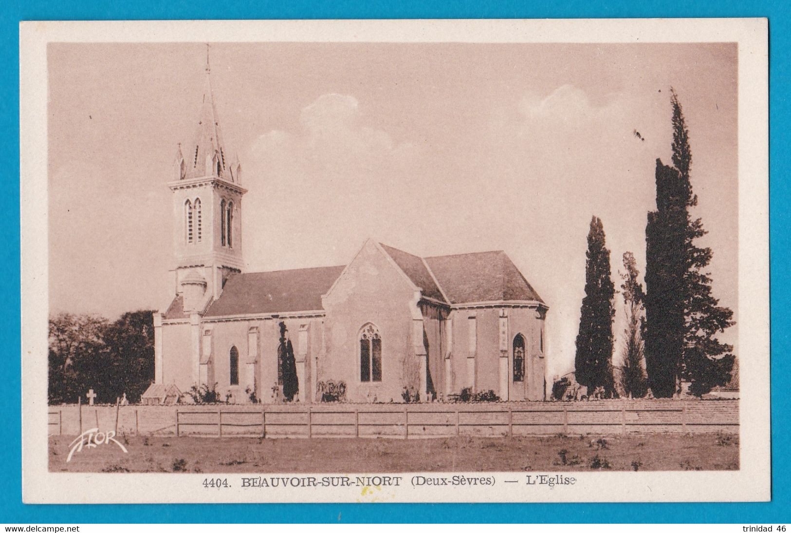 BEAUVOIR SOUS NIORT 79 ( L'EGLISE ) - Beauvoir Sur Niort