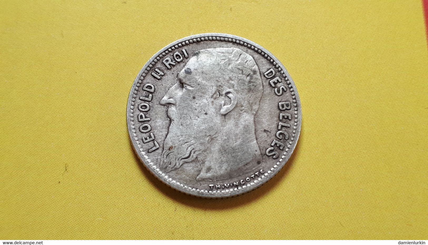 BELGIQUE LEOPOLD II 1 FRANC 1904 AVEC POINT ARGENT/ZILVER/SILBER/SILVER COTES : 5€-12€-60€-125€ - 1 Frank