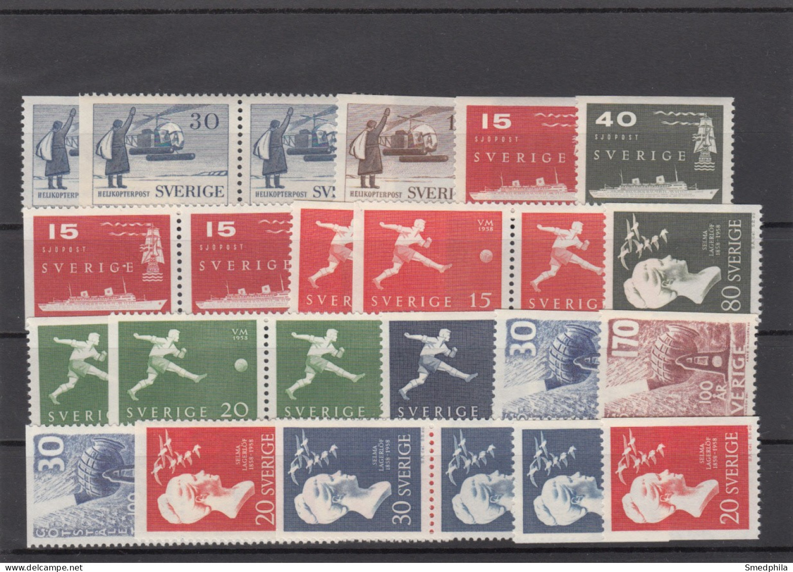 Sweden 1958 - Full Year MNH ** - Années Complètes
